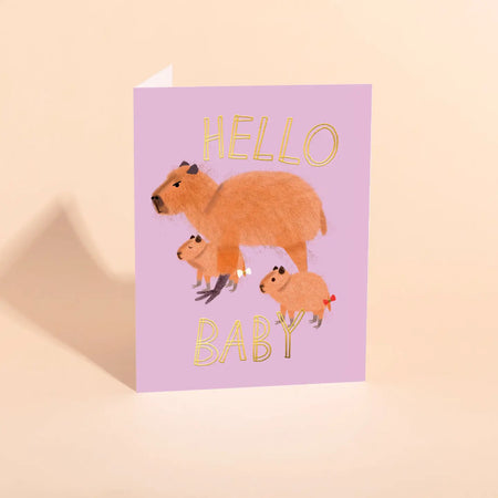 Capybara Baby - Mothers Day Card