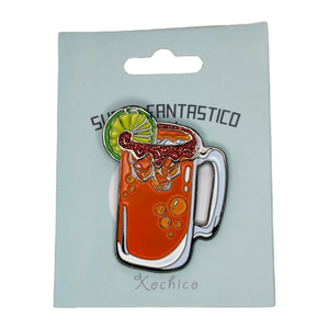 Michelada Enamel Pin