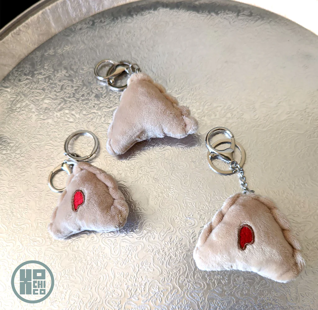 Empanada Plush Key Chain