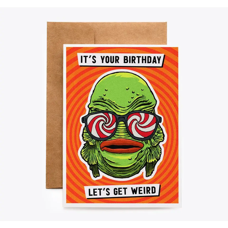 Weird Creature Birthday Card