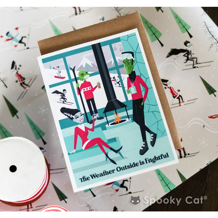 Monster Ski Creepmas Card