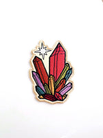 Rainbow Crystals Embroidered Patch