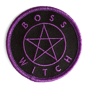Boss Witch Iron-On Patch
