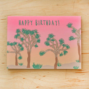 Joshua Tree Birthday Card