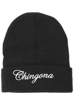 Cursive Script Chingona Beanie