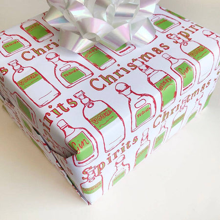 Christmas Spirits Wrap | Single Sheet