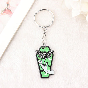 Gothic Butterfly Keychain