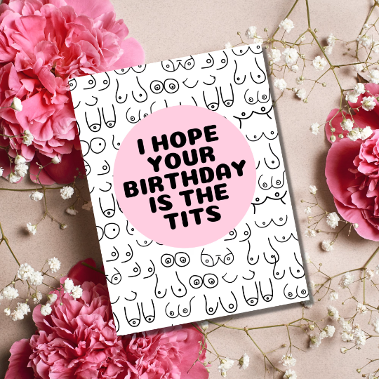 Birthday Tits Card