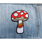 Mushroom Embroidered Patch