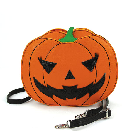 Two Faced Jack O Lantern Cross Body Bag