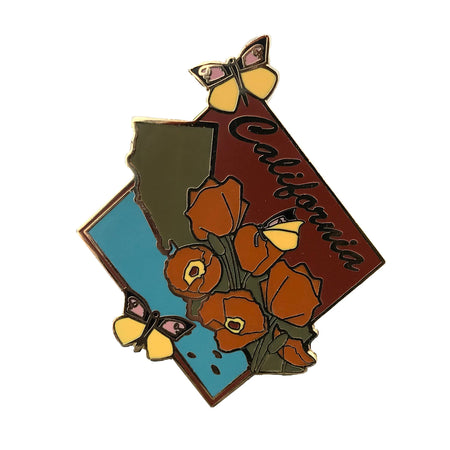 California State Enamel Pin