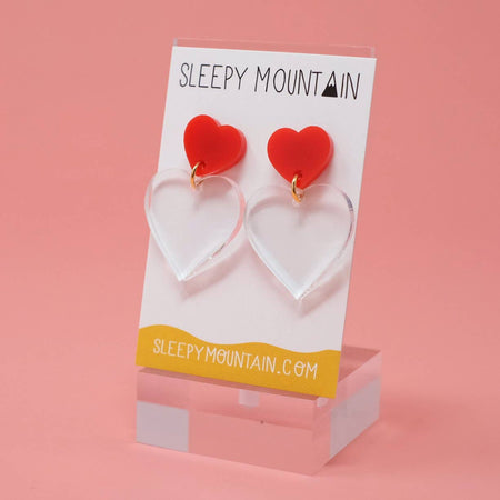 Love Struck Heart Earrings