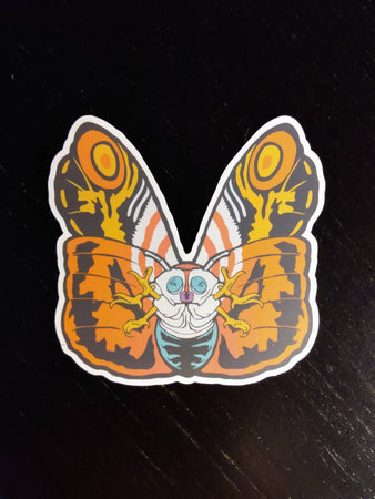 Kaiju Moth Sticker