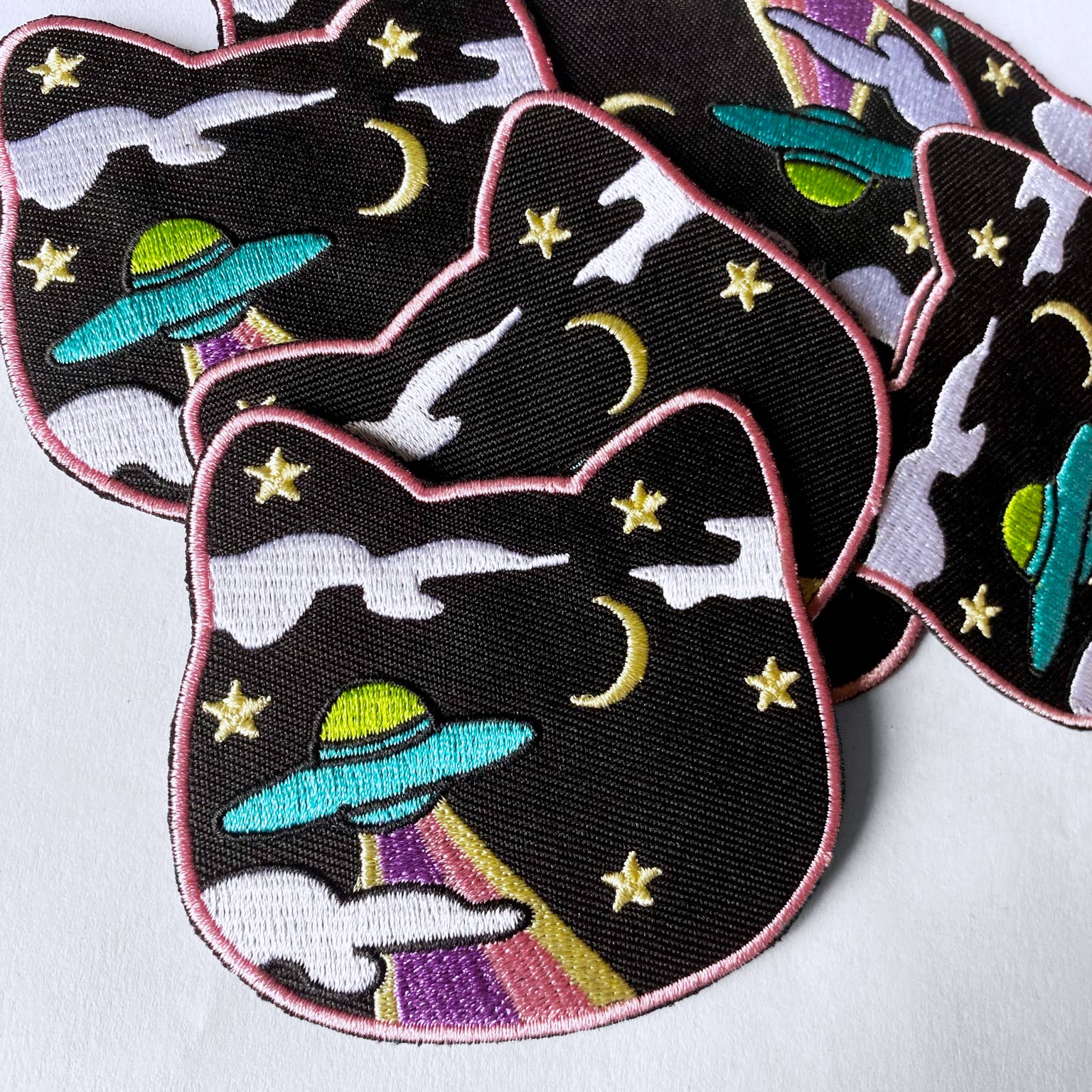 Space Cat UFO Patch
