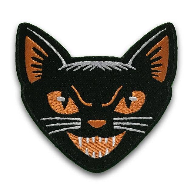 Black Cat Vintage-Style Patch