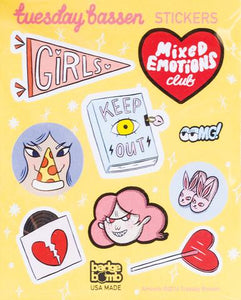 Tuesday Bassen Girls Sticker Pack