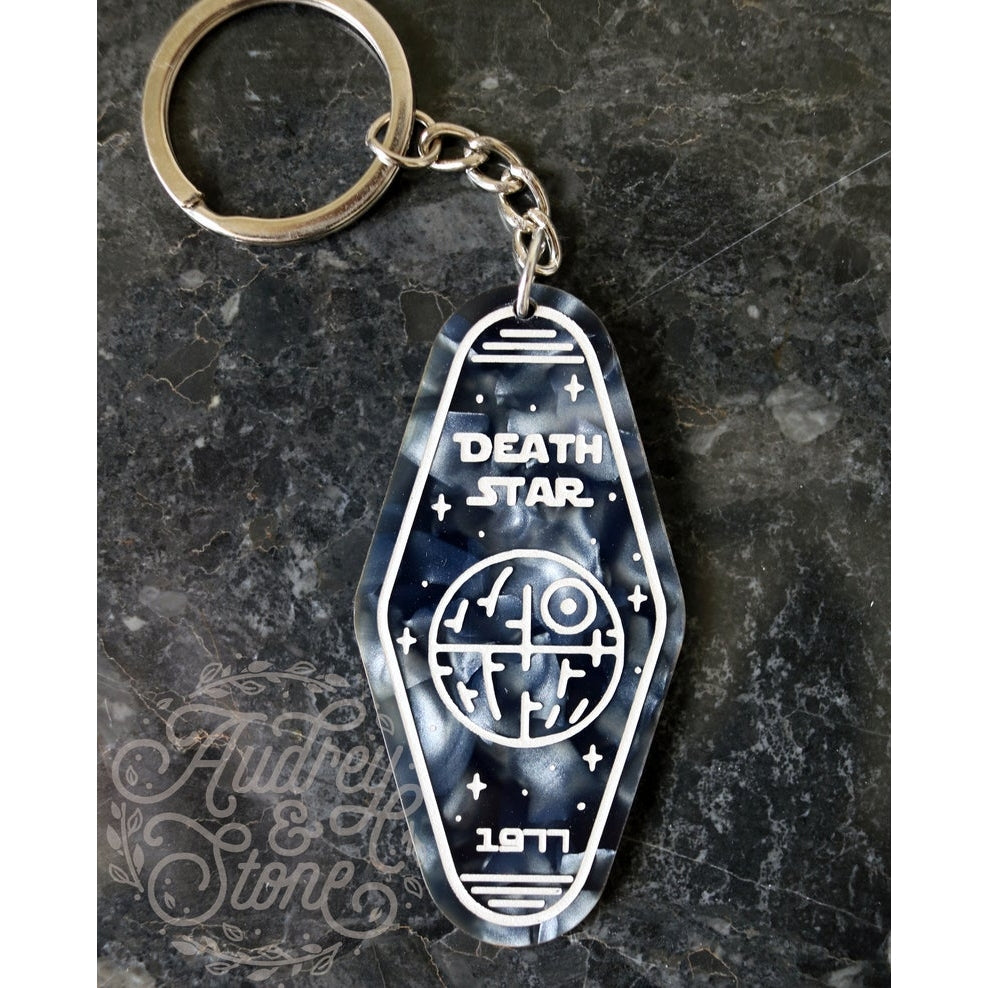 Death Star Acrylic Keychain