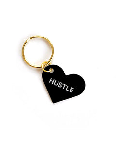 Hustle Heart Keytag