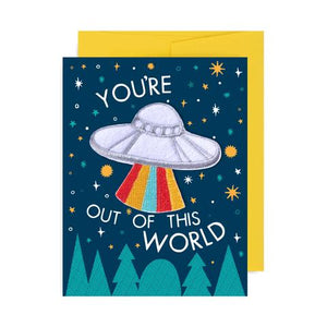 You're Out of This World Patch Card
