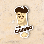 Kawaii Papi Churro Sticker