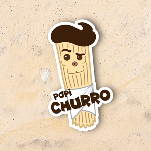 Kawaii Papi Churro Sticker