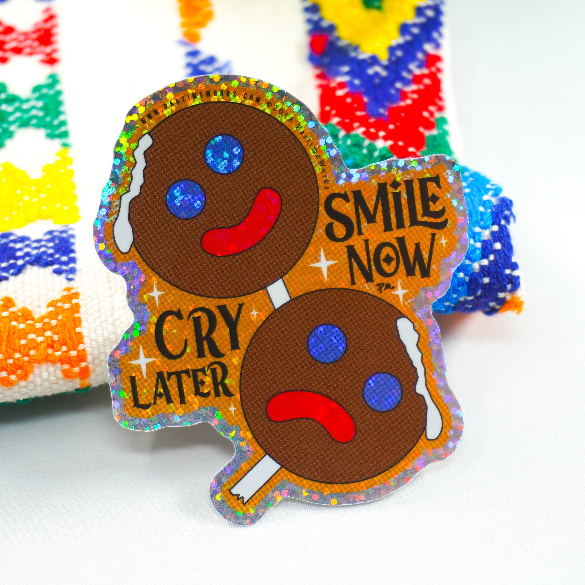 Smile Now Cry Later Payaso 3" Sticker
