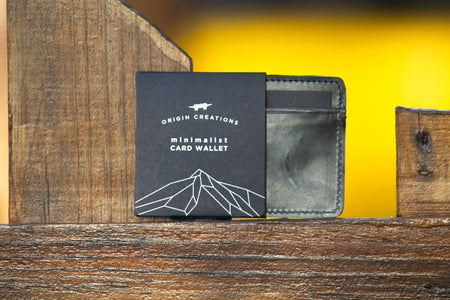 Leather Card Wallet Electro Black
