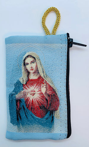 Buy Catholic Rosary Pouch/bag Black Leather Rosary Zippered Online in India  - Etsy