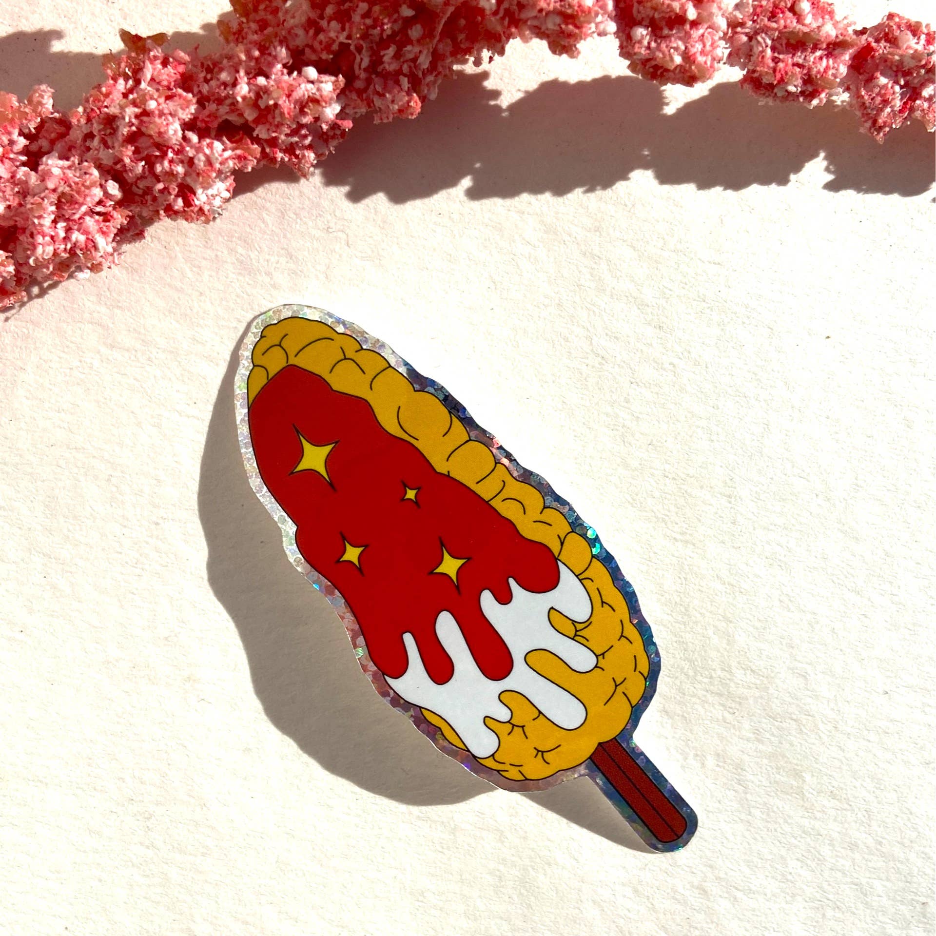 Spicy Elote Holo Sticker