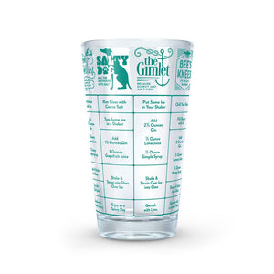 Good Measure Recipe Glass (Gin)