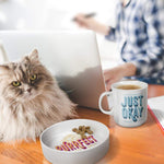 Purrfect Ceramic Mug + Cat Bowl Set