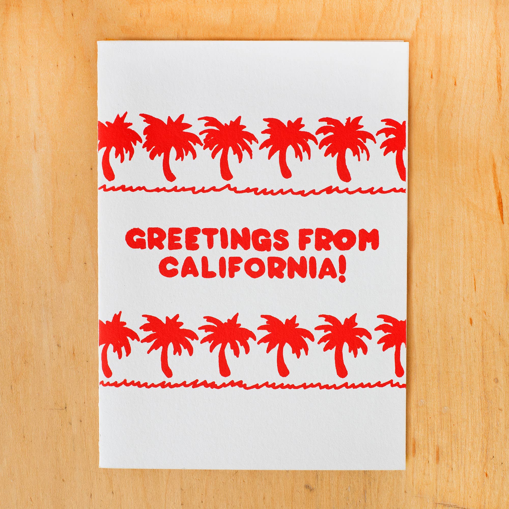 Greeting From California Palms Card