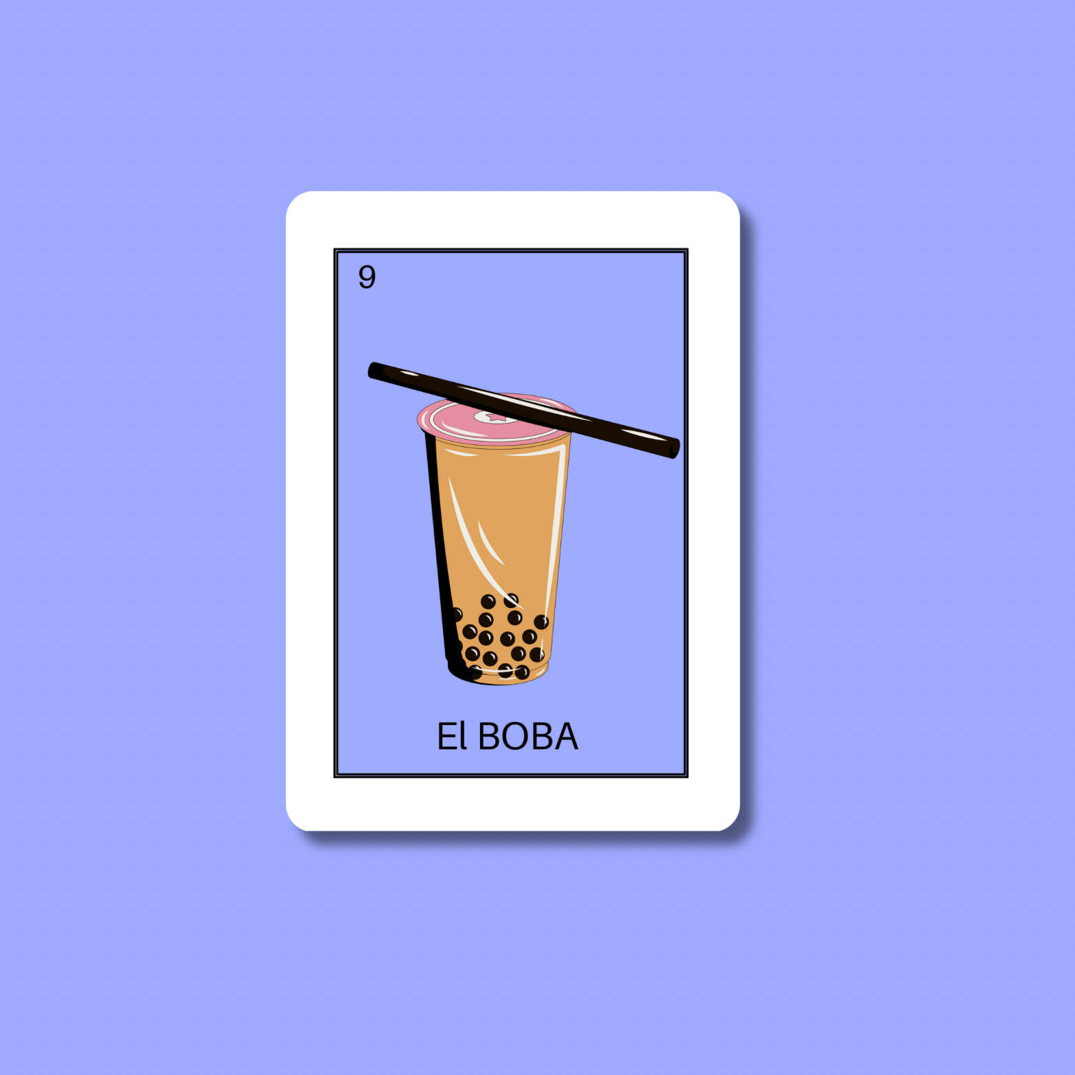 El Boba Loteria Sticker