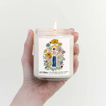 Harry Styles Flowers Candle
