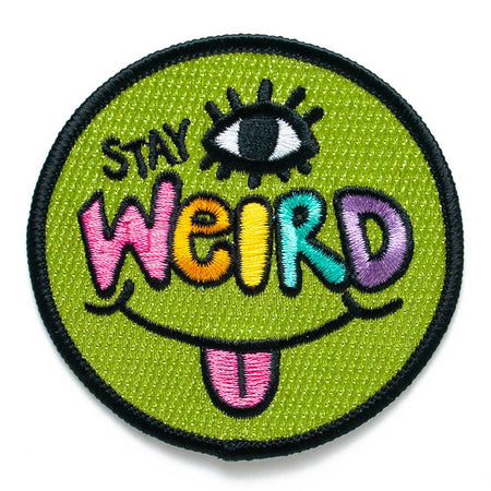 Stay Weird Iron-on Patch