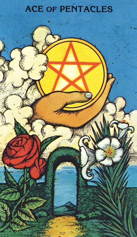 Morgan-Greer Tarot Death card illustration showing a skeletal figure emerging from a chrysalis, symbolizing transformation