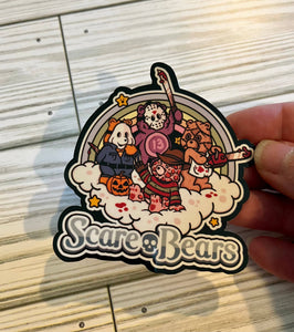 Scare Bears Sticker