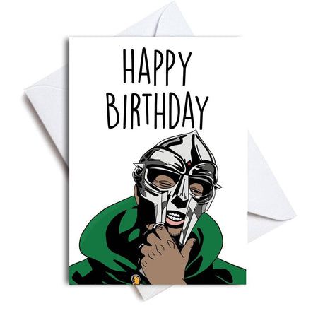 MF DOOM Birthday Card