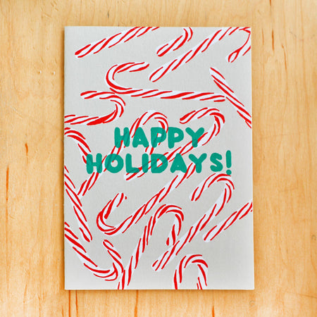 Holiday Candy Canes Card