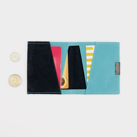 Teal Square Wallet