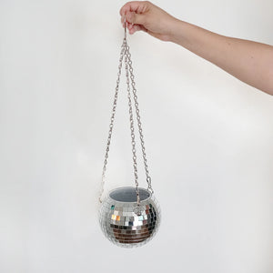 8" Disco Ball Planter