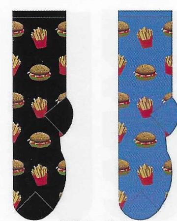 Men's Burgers and Fries Socks