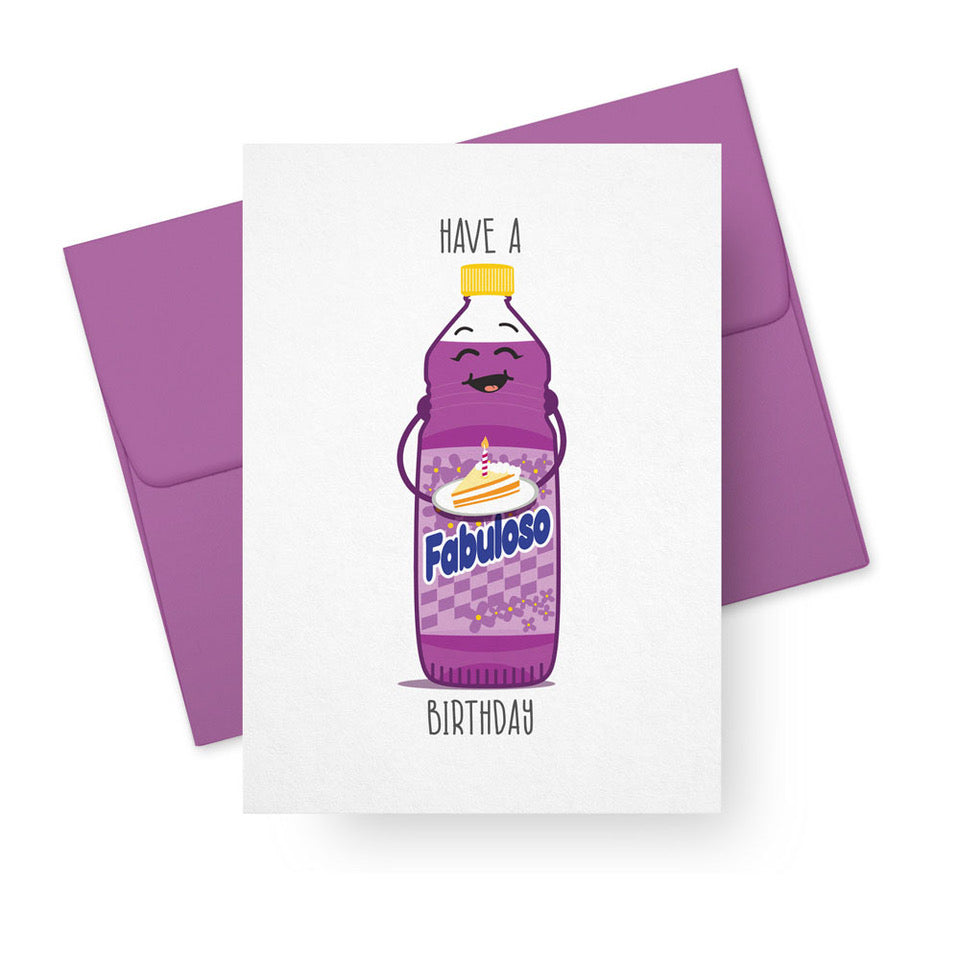 Fabuloso Birthday Card