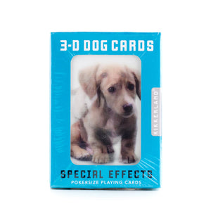 3D Dog Playing Cards