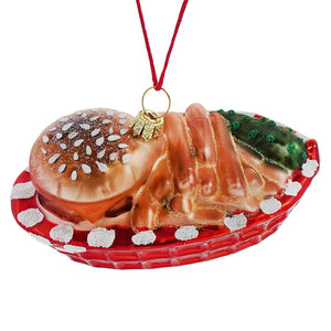 Burger Basket Ornament