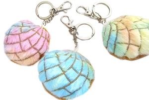 Plush Concha Keychain