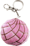 Plush Concha Keychain