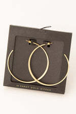 Girly hoop earrings