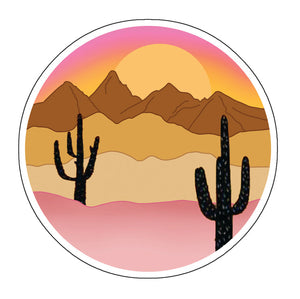 Desert Mountains Sticker