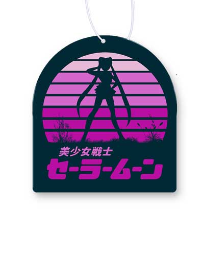 JDM Tsurikawa Saori Anime Girl Cardboard Hanging Air Freshener - Lavender  Scent
